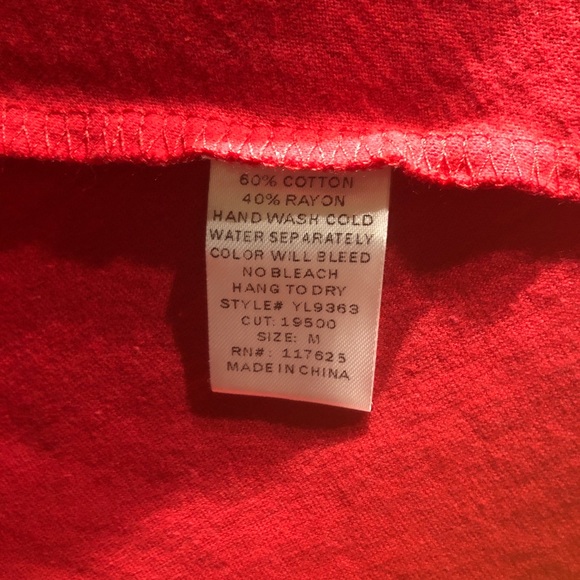 Red Cold Shoulder Dress - Picture 5 of 5